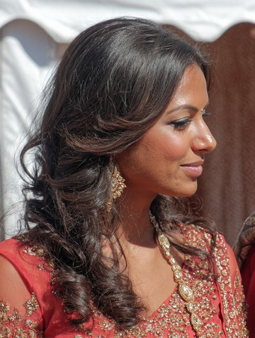 asian wedding hair 